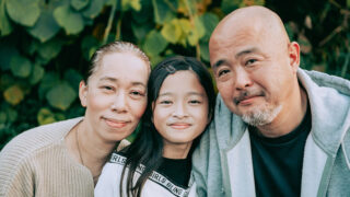 加治川健司と妻と娘